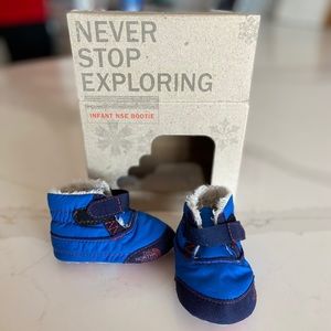 NWT North Face Infant NSE Bootie Blue Sz 1